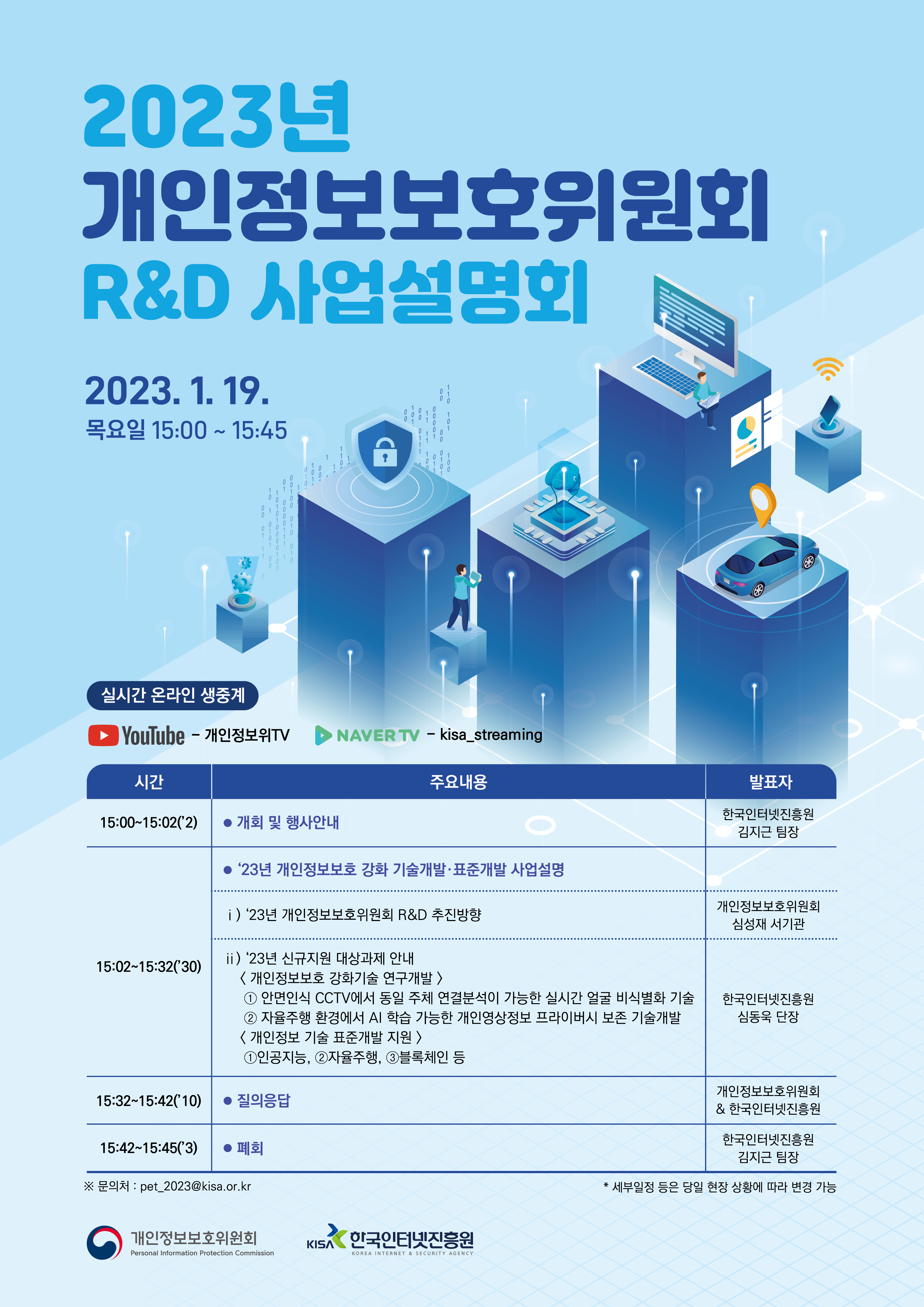 붙임2_2023년 개인정보보호위원회 R&D 사업설명회 포스터.png